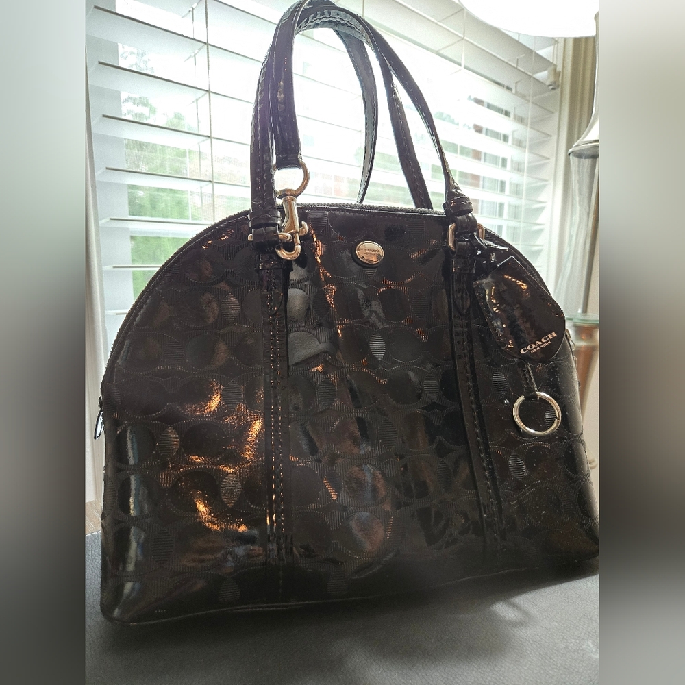 Authentic Coach Purse Black With The COA.